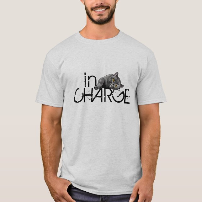 Verantwortliche, zu niedliche britische Shorthair T-Shirt (Vorderseite)