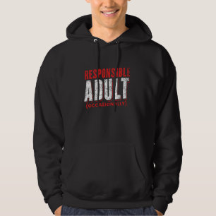 Verantwortlicher Erwachsener gelegentlich Pubertät Hoodie