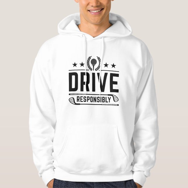 Verantwortungsvoll fahren hoodie (Vorderseite)