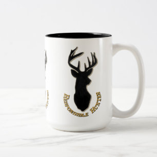 Verantwortungsvolle Tasse für Jäger Hirschmuster