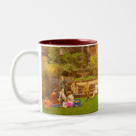 Verão de 1934 em Monserrate (Sintra - Portugal) Zweifarbige Tasse