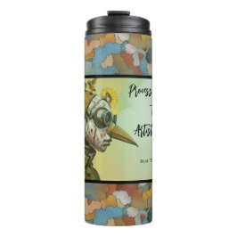 Verarbeite dein Trauma durch Kunst Tasse. Thermosbecher