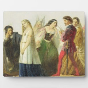 Verarbeitung von Zeichen aus Shakespeare (Öl auf Fotoplatte