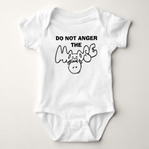 Verärgern Sie nicht die Elche Baby Strampler