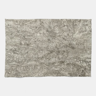 Verärgert Geschirrtuch