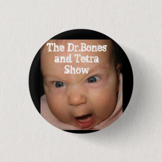 Verärgerte Baby-Lieben das Dr.Bones und die Tetra- Button