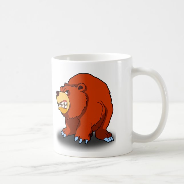 Verärgerte Bärn-Tasse Kaffeetasse (Rechts)