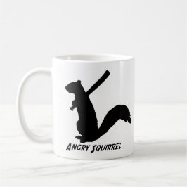 Verärgerte Eichhörnchen-Tasse (Schwarzes) Kaffeetasse