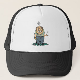 Verärgerte Golfspieler-T - Shirts und Geschenke Truckerkappe