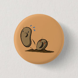 Verärgerte Kartoffel Button