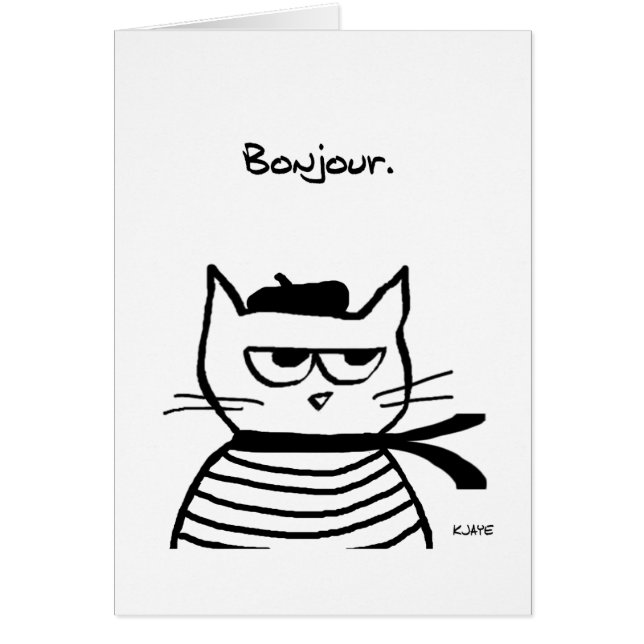 Verärgerte Katze ist so sehr französisch (Vorne)