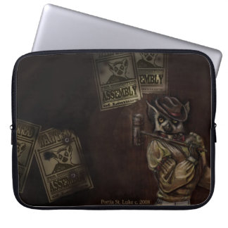 Verärgerte Lemur-Laptop-und Tablette-Tasche Laptopschutzhülle