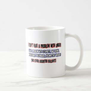 Verärgerte Personenentwürfe Kaffeetasse