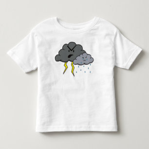 Verärgerte Wolke Kleinkind T-shirt