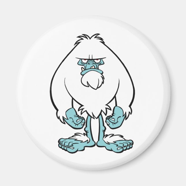 Verärgerte Yeti Magnet (Vorne)