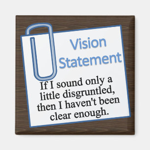 Verärgerter Angestellter Magnet