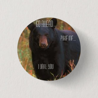 Verärgerter Bärn-Knopf Button