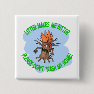 verärgerter Baum Button