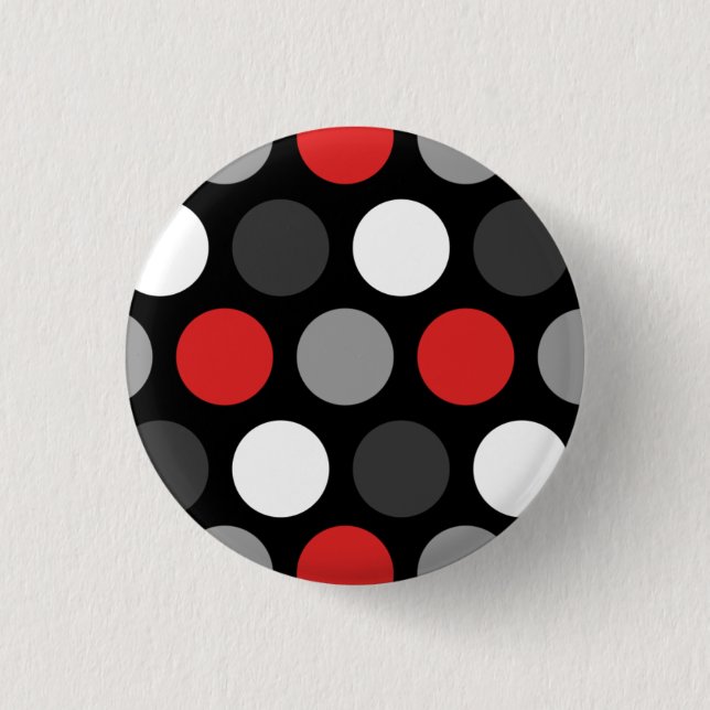 Verärgerter Marienkäfer Button (Vorderseite)
