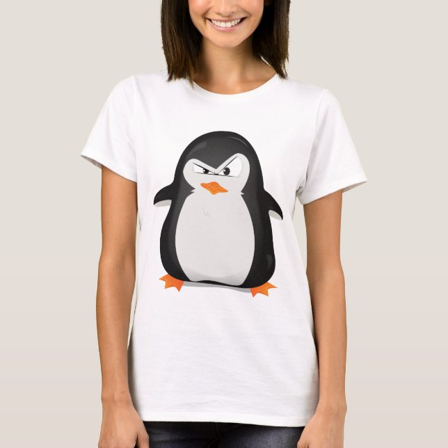 Verärgerter Pinguin T-Shirt (Vorderseite)
