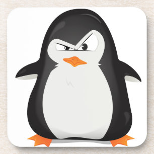 Verärgerter Pinguin Untersetzer