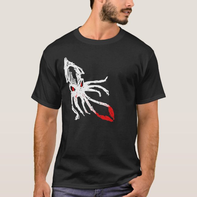 Verärgerter Tintenfisch T-Shirt (Vorderseite)