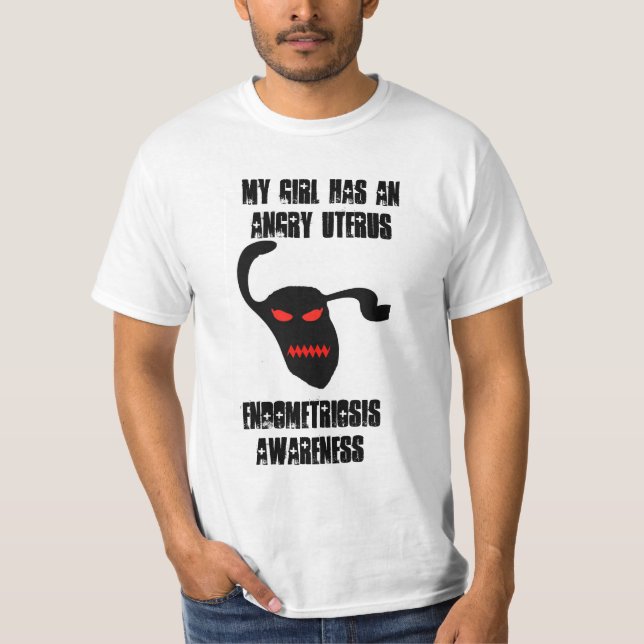 Verärgertes die Gebärmutter-Shirt der Männer T-Shirt (Vorderseite)
