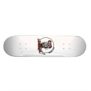 Verärgertes Eichhörnchen-Logo-Skateboard Skateboard
