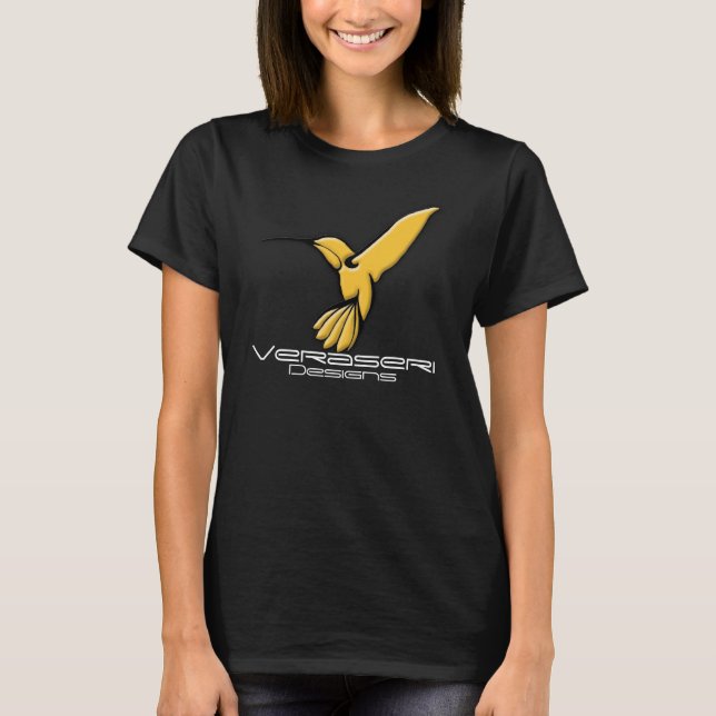Veraseri entwirft das Schwarze der Frauen. T - T-Shirt (Vorderseite)