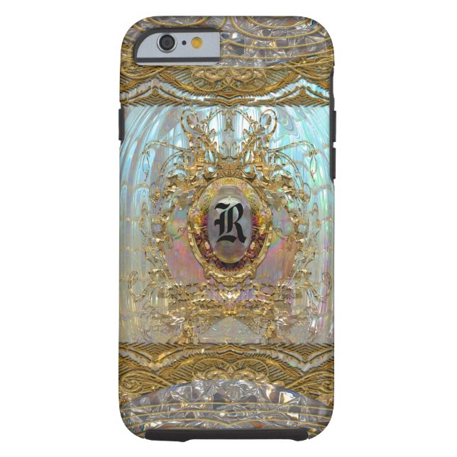 Veraspeece 6/6   sMerci Baroque Monogram Case-Mate iPhone Hülle (Rückseite)
