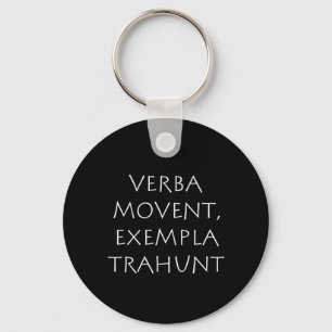 Verba movent exempla trahunt schlüsselanhänger
