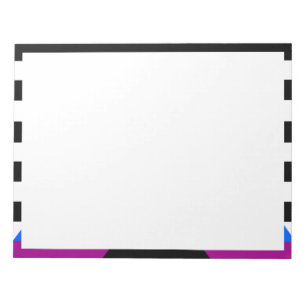 Verband Fortschritts-Stolzflagge Notizblock