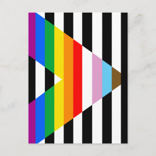 Verband Fortschritts-Stolzflagge Postkarte