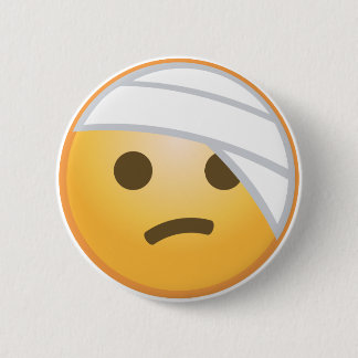 Verband-Gesicht Emoji Button