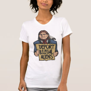 Verbannen Sie illegales Außerirdische-Shirt T-Shirt