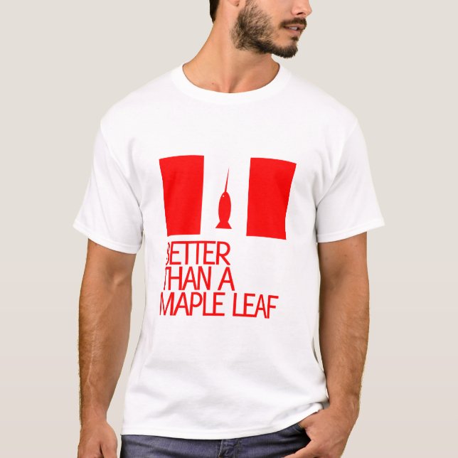 Verbessern Sie als ein Ahornblatt T-Shirt (Vorderseite)