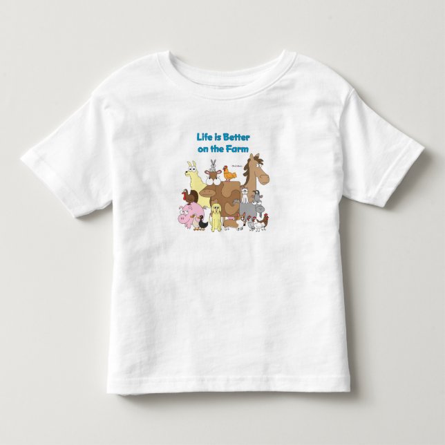 Verbessern Sie auf dem Bauernhof - Kleinkind-Shirt Kleinkind T-shirt (Vorderseite)