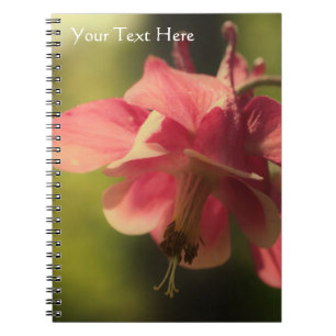 Verbessern Sie das Nature-Notebook mit rosa Kolumb Notizblock