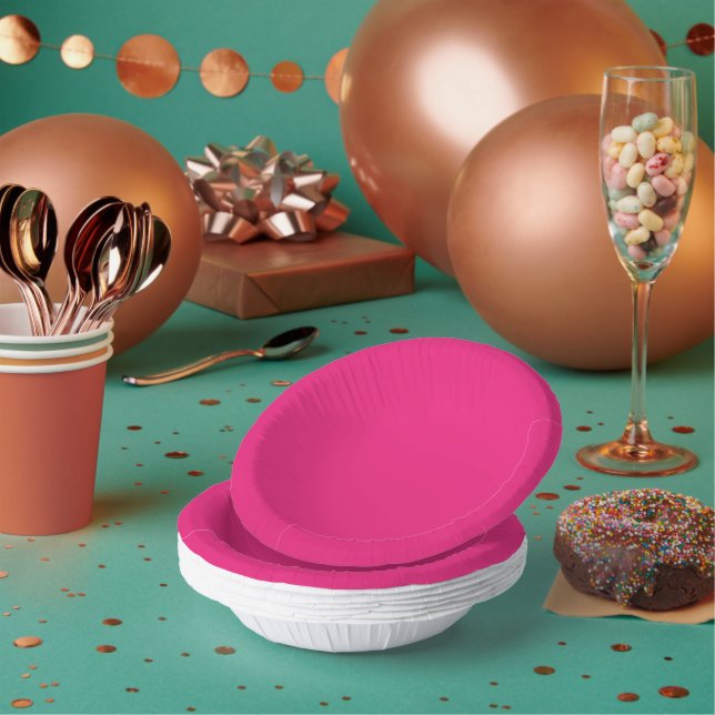 Verbessern Sie Ihr Design mit rosa Hintergrund Pappteller (Multi)