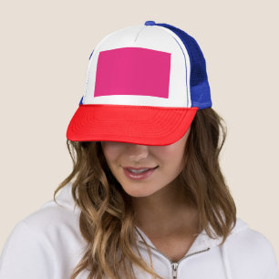 Verbessern Sie Ihr Design mit rosa Hintergrund Truckerkappe