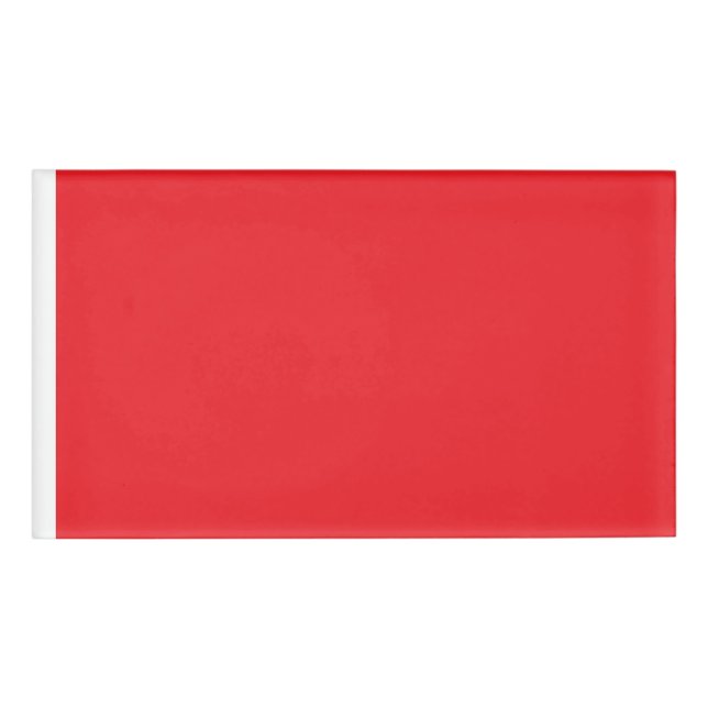 Verbessern Sie Ihr Website-Banner mit rotem Hinter Namenschild (Vorderseite)