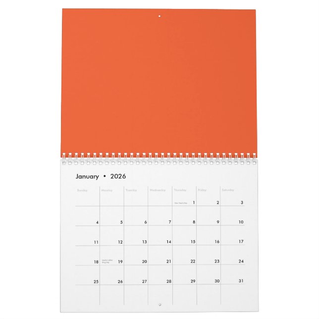 Verbessern Sie Ihren Platz mit einem auffälligen O Kalender (Jan 2026)