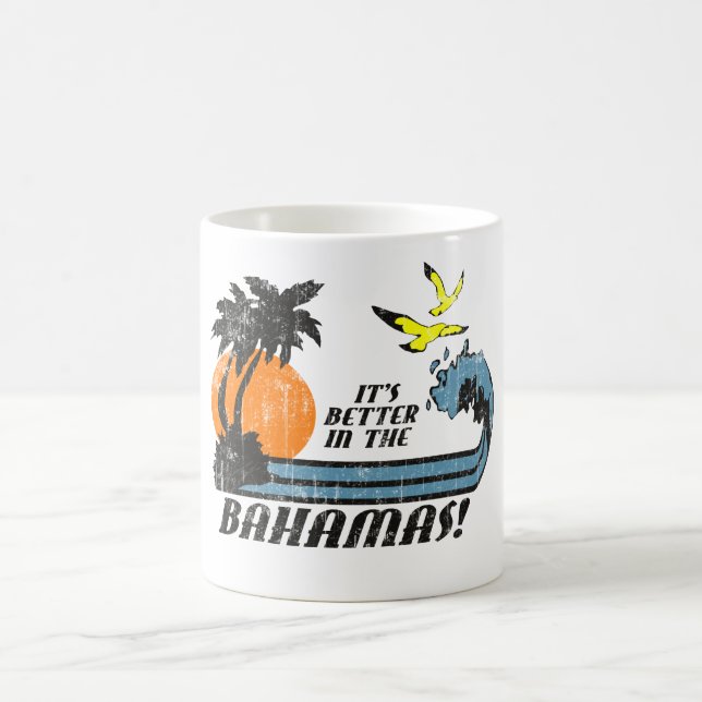 Verbessern Sie in Bahamas verblaßte Kaffeetasse (Mittel)