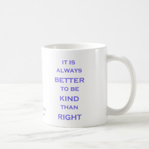 Verbessern Sie, um nette Tasse zu sein