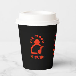 Verbessern von Stimmung @By Music Pappbecher