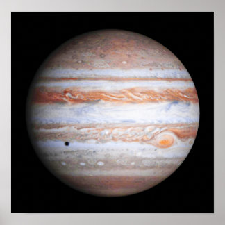 VERBESSERTES Bild von Jupiter Cassini flyby NASA Poster