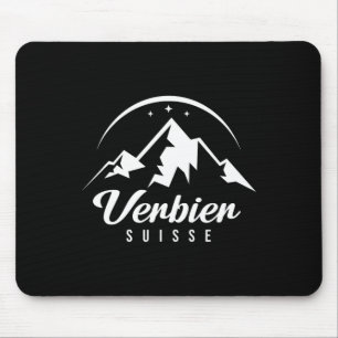 Verbier Schweiz Skigebiet Skifahren Snowboarden Mousepad