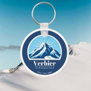 Verbier Val de Bagnes Suisse USA Geschenk Souvenir Schlüsselanhänger