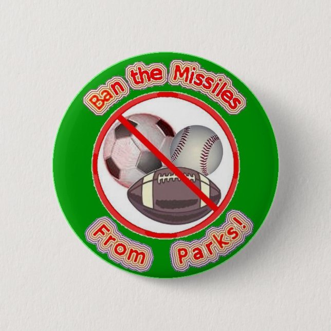 Verbieten Sie die Raketen von den Parks Button (Vorderseite)