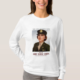 Verbinden Sie das Armee-Krankenschwester-Korps T-Shirt